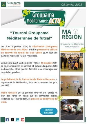 Actu Tournoi Groupama Méditerranée De Futsal 05012025