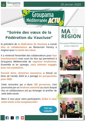 Actu Soirée Des Vœux De La Fédération Du Vaucluse 25012025