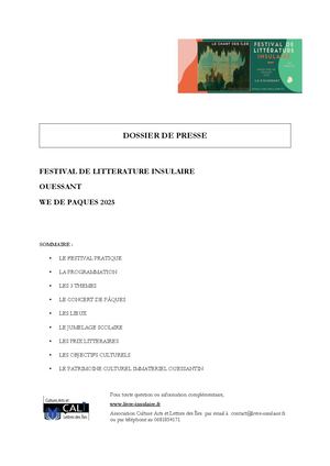 Dp Festival Litterature Insulaire Ouessant 2025