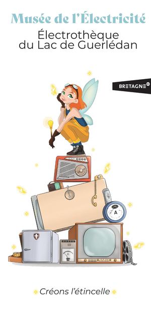 Plaquette Électrothèque du lac de Guerlédan 2025