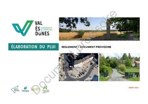 PLUi - Règlement écrit provisoire