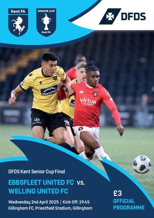 DFDS Kent Senior Cup Final Programme 2025