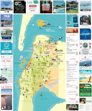 Plan De Ville La Teste de Buch