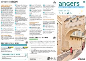 Destination Angers - Historic-centre easy-access route - mobility accessibility 2025-2026