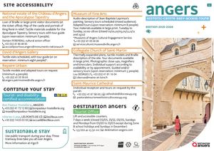 Destination Angers - Historic-centre easy-access route - Accessibility for visually impaired 2025-2026