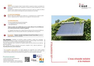 Les Essentiels Eau Chaude Solaire