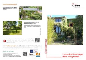 Le confort thermique dans le logement