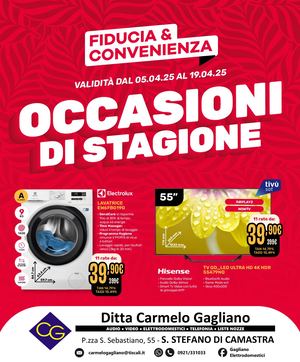 Volantino Fiducia & Convenienza Aprile Gagliano Carmelo