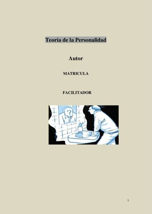 Trabajo Final De Teoria De La Personalidad
