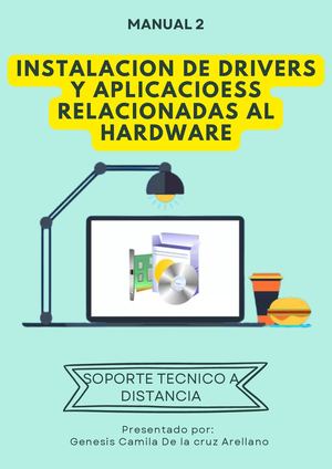 instalación de drivers y programas relacionados al hardware