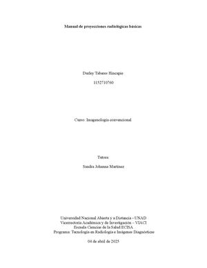 Manual De Proyecciones Radiológicas