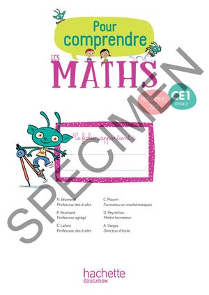 Pour comprendre les maths CE1 - Fichier élève - Ed. 2019
