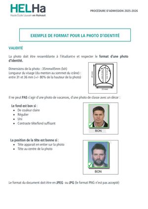 Exemple - Photo Identité