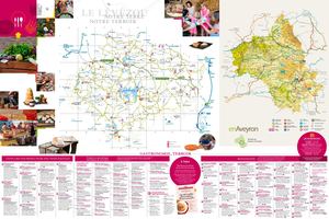 Carte Touristique du Lévézou 2025