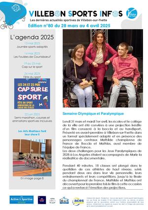 Villebon Sports Infos 80