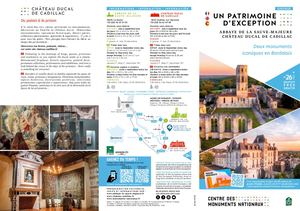 Abbaye de La Sauve Majeure et Château ducal de Cadillac - Centre des Monuments nationaux