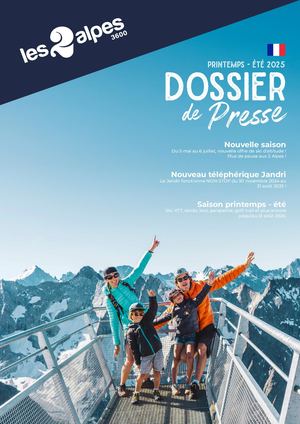 Dossier de presse - Les 2 Alpes - été 2025