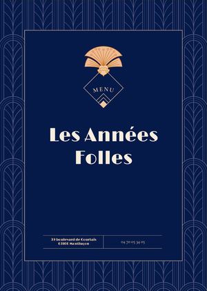 Glamprint Carte Les Années Folles Montluçon