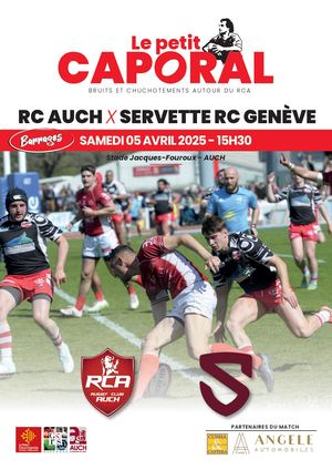 RC Auch / Servette Genève - samedi 5 avril 2025
