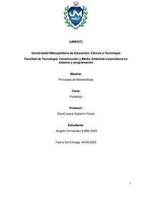 Portafolio de Principios de Matemáticas