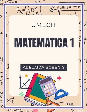 Portafolio Matematicas 1 - Adelaida Sobenis