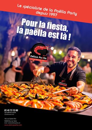La paëlla pour faire la fête, avec Délice Paëlla !