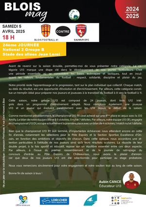 Blois Mag du 5 avril 2025