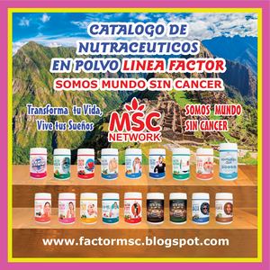 CATALOGO DE PRODUCTOS FACTOR MSC NETWORK