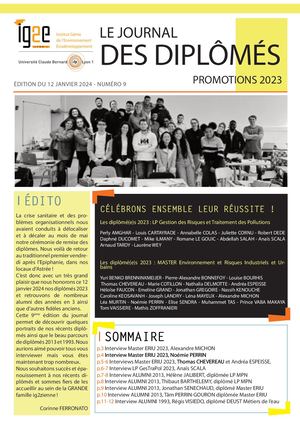 Journal Des Diplomés Promotion 2023