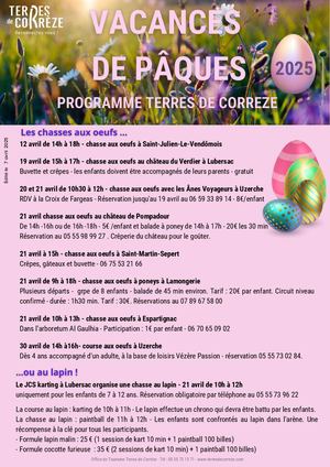 Programme Vacances Pâques 2025 Version 2