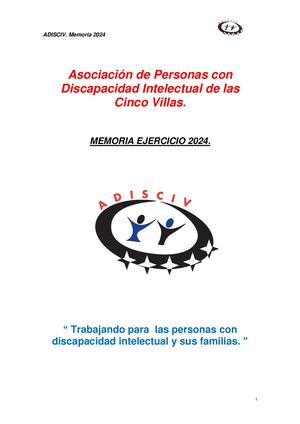 2024 Adisciv Memoria Actividades