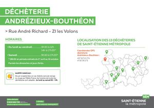 Déchèterie Andrézieux-Bouthéon