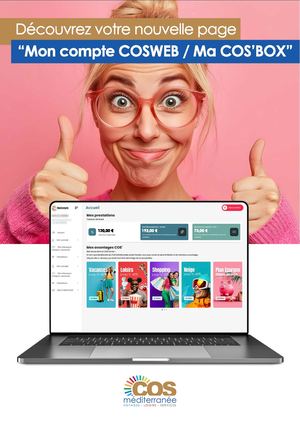Nouvelle Page "Mon Compte Cosweb" /  07 avril 2025