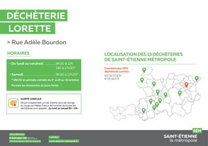 Déchèterie Lorette