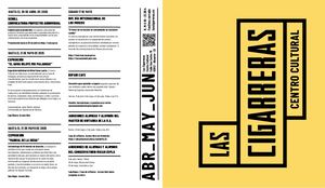 Las Cigarreras - Programación abril a junio 2025