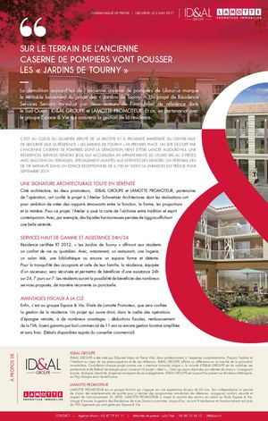 Sur le terrain de l'ancienne caserne de pompiers vont pousser Les « Jardins de Tourny » - 2 juin 2017