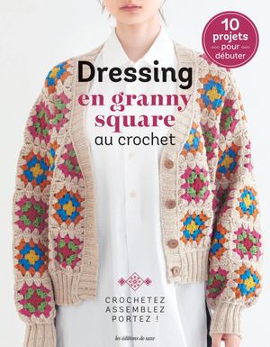 JALI380 Dressing en granny square au crochet