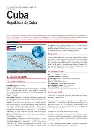 Cuba Ficha Pais