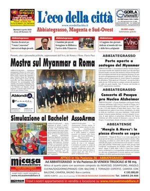 L'eco della città dell'8 aprile 2025