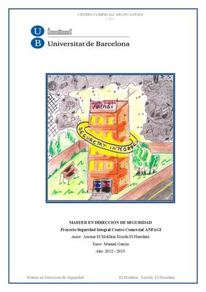 PLAN DE SEGURIDAD DEL CENTRO COMERCIAL “ANFAGI”