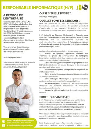 Responsable Informatique