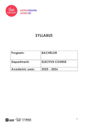 B3 ELEC Communicating For Influence 2024 25