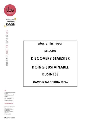 M1S2 - Sustainable Business Syllabus 2425