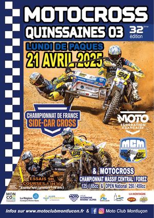 Programme 32ème Motocross de Quinssaines