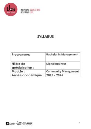 Community Management