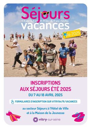 Catalogue Sejours Ete 2025