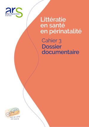 Littératie en santé en périnatalité - Cahier 3