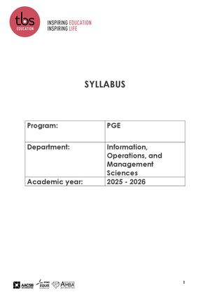 Operations Management