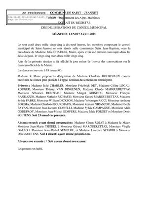 2025 07 04 01 - Synthèse Des Délégations Consenties Au Maire