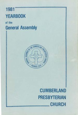 1981 Yearbook of the Cumberland Presbyterian Church